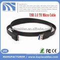 High Speed Flat 3FT USB 3.0 Micro to USB 3.0 Male Cable USB cable for external HD